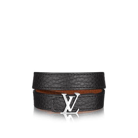 louis vuitton mens bracelet black